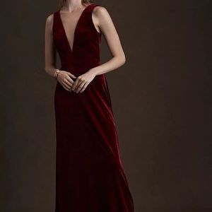 Jenny Yoo Logan Velvet Dress